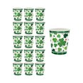 thumbnail image 1 of St. Patrick's Day Party Plates Set Disposable 7 inch and 9 inch Green Paper Plates with Trefoil Design Happy St. Patrick's Day Lettering, 1 of 6