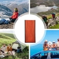 thumbnail image 3 of Sacs de Couchage pour Adultes, Temps Froid Chauds Imperméables pour le Camping Orange, 3 of 5