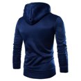 thumbnail image 3 of EGNMCR Vestes pour Hommes Mode pour Hommes Veste à Agencement de Couleurs à Empiècements Chandail Veste Décontractée, 3 of 4