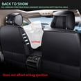 thumbnail image 4 of Maidao Car Seat Covers Full Set for Subaru for Legacy 2003-Present 5 Seats Compatible Airbag Water Resistant Front Rear Cushion Protector Black, 4 of 9