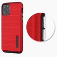 thumbnail image 2 of Apple iPhone 11 PRO Étui de Téléphone [Choc] Protection contre les Chutes PC Rigide Souple Hybride Impact Robuste Double Couches Protection Corporelle Texturée Antidérapante Armure Caoutchouc Robuste Étui TPU Rouge pour iPhone 11 PRO, 2 of 2