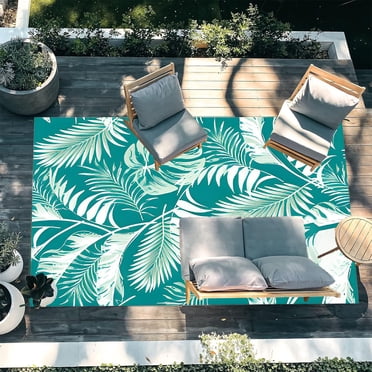 EGNMCR Home Decor, Room Decor, Wall Decor Large Outdoor Rugs Are Stain And Wear Resistants And Easy To Care For Patio Decorations Porch And Camping Washable Polyester Fiber Carpet