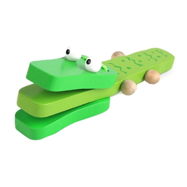 W-178 Childrens Musical Instrument Castanets Shape Wooden Percussion For Early Education #9a93y