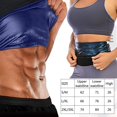 thumbnail image 4 of Sweat Suit Workout Tank Tops Weight Losing Belly Ab Training Exercise Turnhalle L XL, 4 of 10