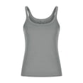 thumbnail image 1 of Yuyuzo Plus Size Tank Tops for Women Ribbed Knit Sleeveless Crop Tops Round Neck Slim Fitted Soft Base Layer Camis Tees, 1 of 5