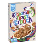 Cinnamon Toast Crunch Petit déjeuner céréales, grains entiers et réels Cinnamon, 354 g