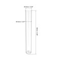 thumbnail image 2 of Unique Bargains 12x60mm Plastic Round Base Test Tubes with Cork Stoppers 50 Pack, 2 of 5