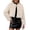 02-Beige, variant on Ecqkame Women's Cropped Faux Fur Jackets Winter Fashion Long Sleeve Open Front Cardigan Casual Fluffy Shaggy Short Outerwear Coats Wine M