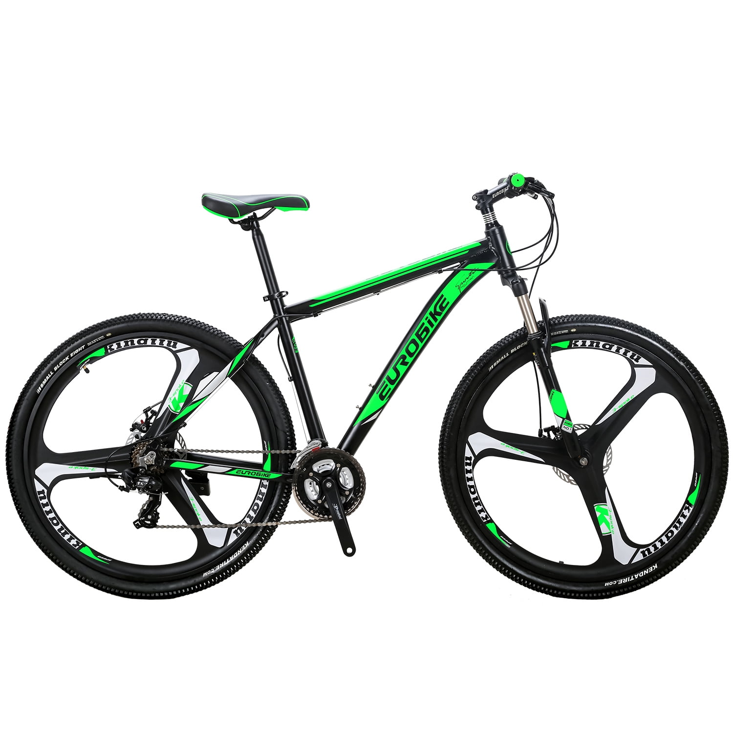 EUROBIKE X9 29”Lightweight Aluminum Frame Mountain Bike Shimano 21 Speed Front Suspension Bicycle with Disc Brakes for Men or Women Adults
