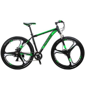 EUROBIKE X9 29.00Léger en aluminium cadre VTT Shimano 21 Vélo de suspension avant de vitesse avec freins à disque pour hommes ou femmes Adultes