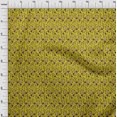 thumbnail image 3 of oneOone Cotton Poplin Fabric Leaves & Floral Block Print Sewing Fabric BTY 56 Inch Wide, 3 of 4