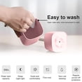thumbnail image 4 of Portable Mini Humidifier Small Sprayer Desktop Silent Indoor Room Home Travel Diffuser Steam Warm Atmosphere Light Bedroom Travel Office Home Pink, 4 of 9