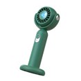 thumbnail image 1 of Unatoiry Portable Handheld Fan Rechargeable Adjustable Summer Sleep Cooling Travel Carrying Office Face Hand Desktop Cooler Green, 1 of 6