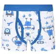 thumbnail image 1 of MIASHUI Boxeurs Garçon en Coton Motif Caleçon Boxeur sous-Vêtements, Blanc, 8-9 Ans, 1 of 2