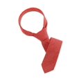 thumbnail image 1 of INSPIRE CHIC Men's Self-Tied Solid Color Formal Slim Ties Red, 1 of 5