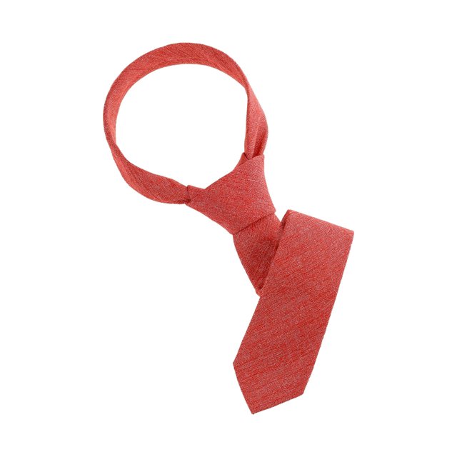 INSPIRE CHIC Men's Self-Tied Solid Color Formal Slim Ties Red