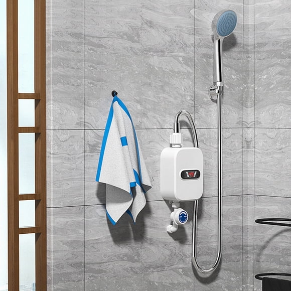 Deals Black&Friday Iumwxz on Sales 3000w Instant Water Heater Fast Heating Small Kitchen Treasure Thermostatic Shower Shower Set Santa's Specials!