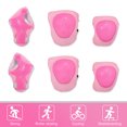 thumbnail image 2 of Unique Bargains 6pcs Outdoor Sports Protective Gear Elbow Knee Pad Support Palm Wrist Guard Set, 2 of 6