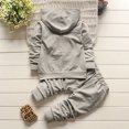 thumbnail image 2 of Boy Outfits Boys Pants Toddler Baby Boy Style Letter Print Hood Tops Pattern Pants 2PCS Set Clothes, 2 of 6
