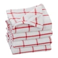 thumbnail image 1 of Fabstyles Cotton Solo Waffle Weave Kitchen Towels, Extra Large Dish Cloths, Super Absorbent and Quick Dry Tea Towels with Hanging Loop, 18x28 Inches, Set of 4, 1 of 5