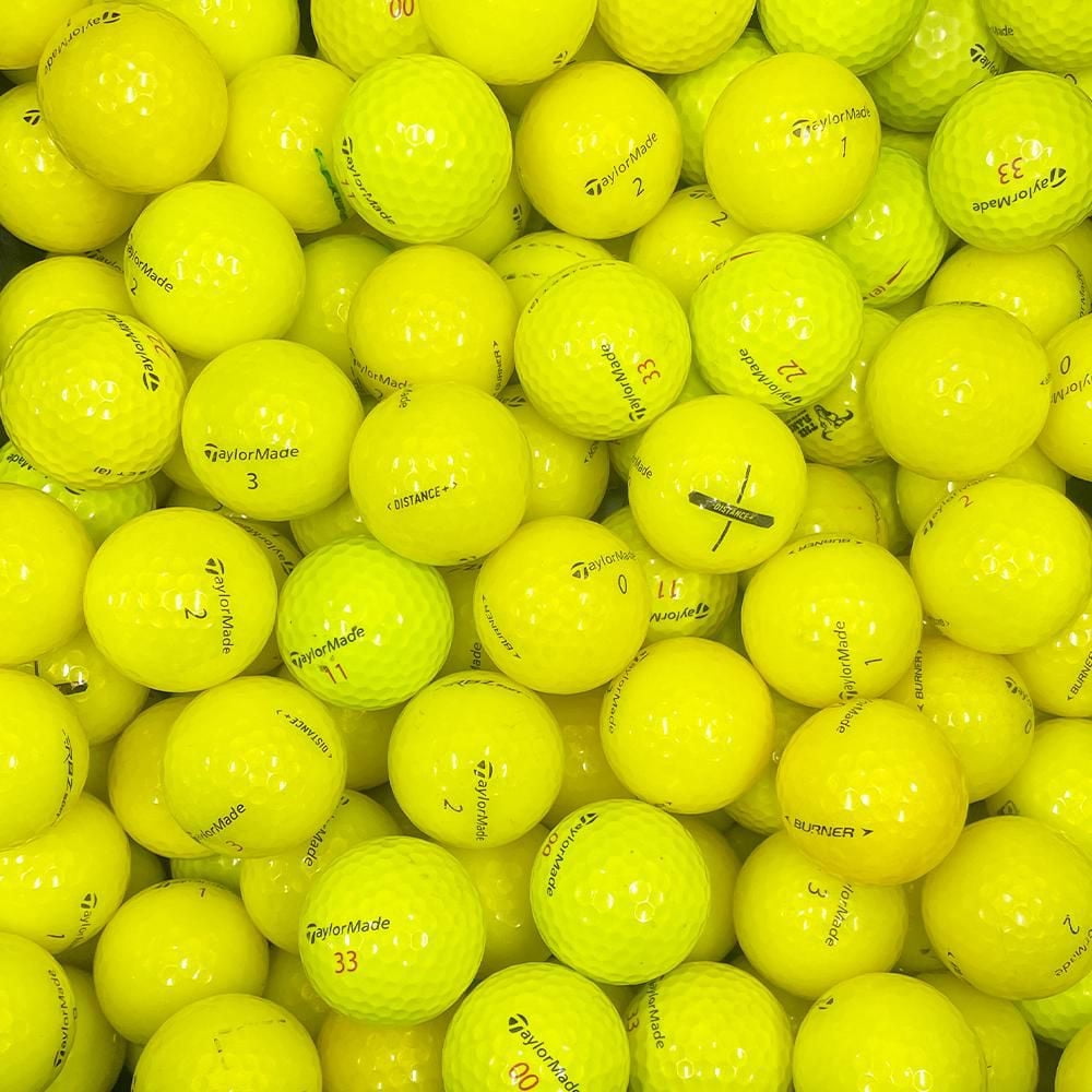 Mulligan - 100 Taylormade Mix AAA Recycled Used Golf Balls, Yellow