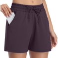 thumbnail image 4 of Short de Course à la Taille Élastique pour Femmes avec Poches, 4 of 6