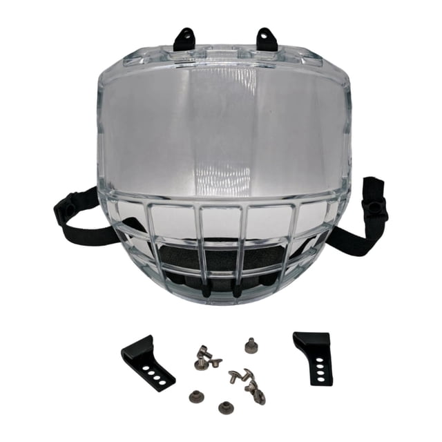 harper Casque de Hockey Antibuée avec Protection Intégrale, Visière Transparente, PC Intégral, Remplacement Ergonomique