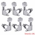 thumbnail image 1 of 6pcs Electric Guitar Tuning Pegs Kit Acoustic Folk Guitar Peg Reel Tuner Tuning Key Replacement Parts, 1 of 9