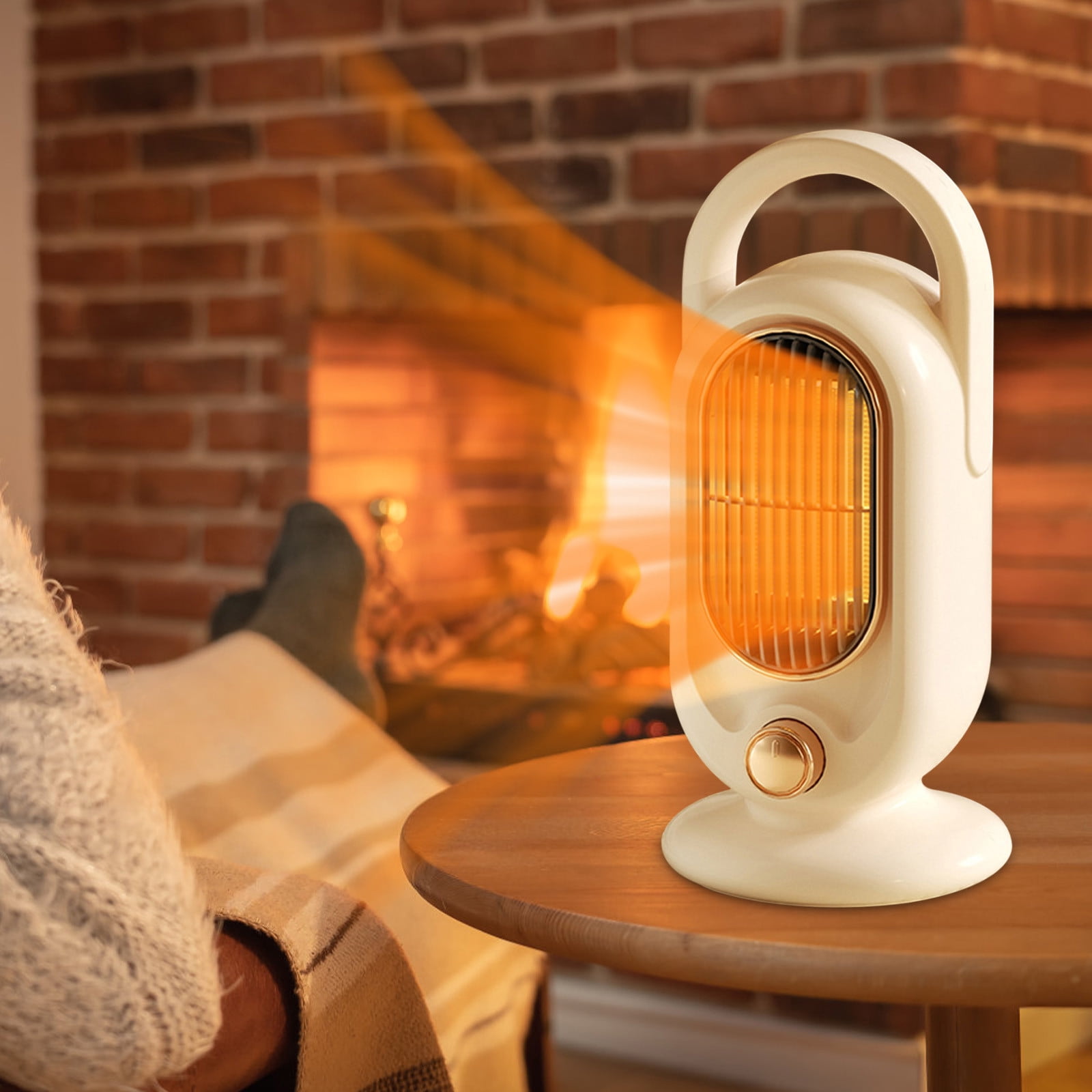 Birdeem Portable Space Heater, No Safe Spaces, Portable Space Heater, Indoor Small Desktop Heater with Thermostat and Timer, 1000W Ceramic Fast and Safe Heating, Suitable for Bedrooms, Offices