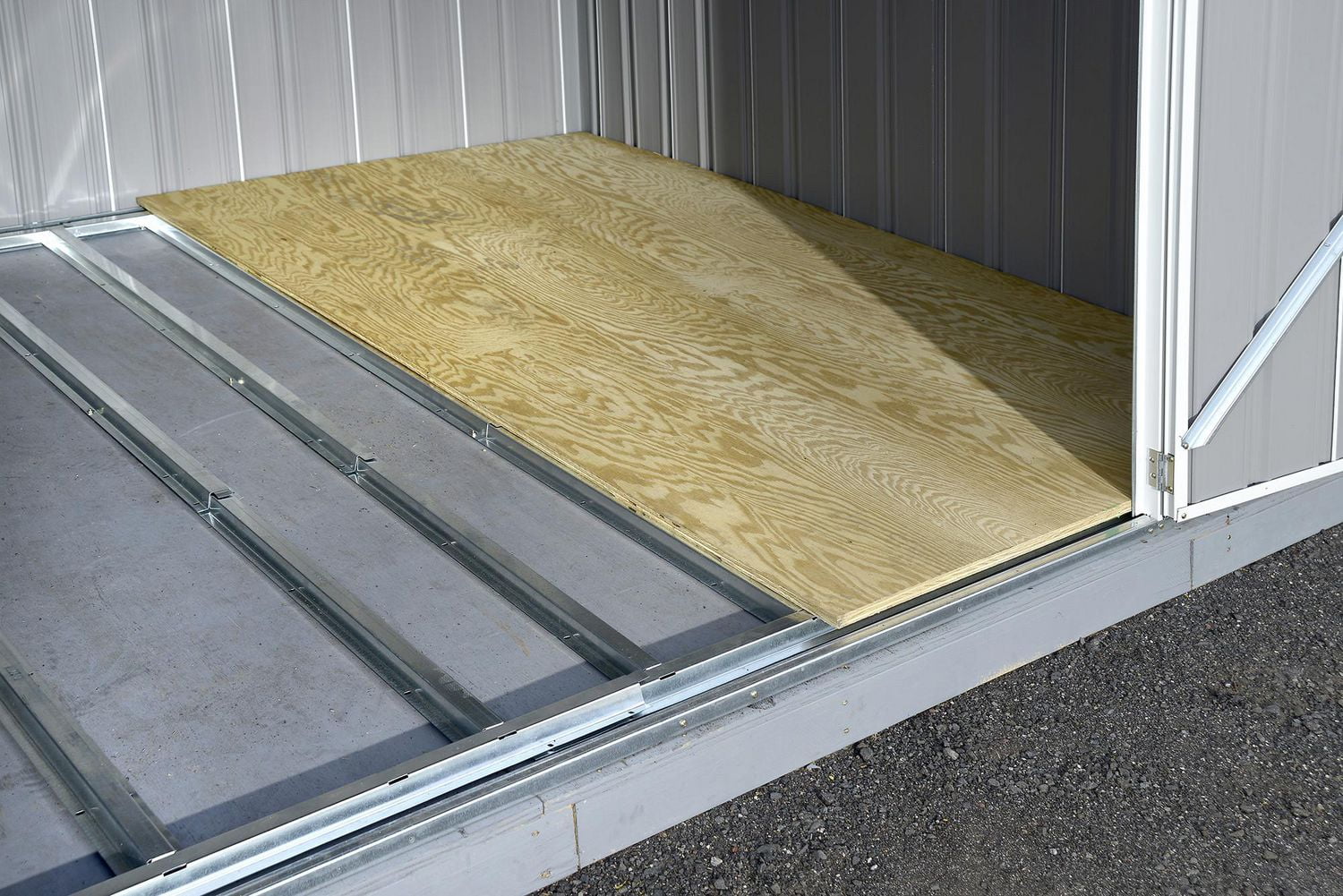 Arrow Grey Floor Frame Kit For Ezee Shed 10 X7 & Yardsaver Shed 4X7 Ft.