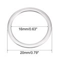 thumbnail image 4 of Parts Washer,Hardware Nuts,Washers,50 Pcs 304 Stainless Steel Flat Washer for Screw Bolt, 4 of 4