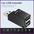thumbnail image 3 of USB 3.0 HUB Adapter Extender Mini Splitter Box 3 Ports for PC Laptop Mobile Phone High Speed U Disk Reader,Black, 3 of 8