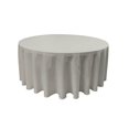 thumbnail image 2 of LA Linen TCpop132R-GrayLgtP41 Polyester Poplin Tablecloth, Light Gray - 132 in. Round, 2 of 4