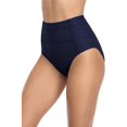 thumbnail image 4 of Bas de Maillot de Bain Contrôle du Ventre Froncés pour Femmes, 4 of 6