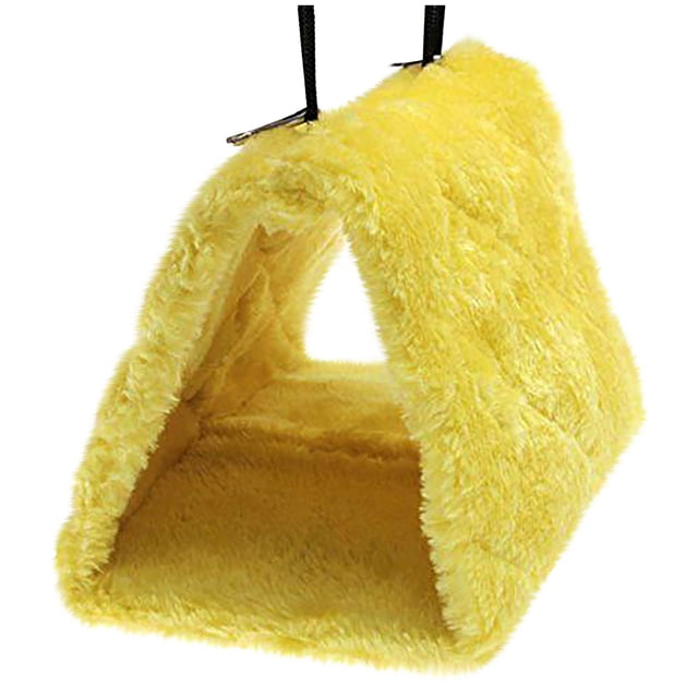 Winter Warm Bird House Plush Bird Hanging Cave Happy Hut Bird Parrot