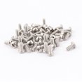 thumbnail image 1 of Unique Bargains 50 Pcs #4-40 x 1/4 Pieds Vis de Machine à Tête de Ferme en Acier Inoxydable à Tête Crantée 8 mm de Long, 1 of 3