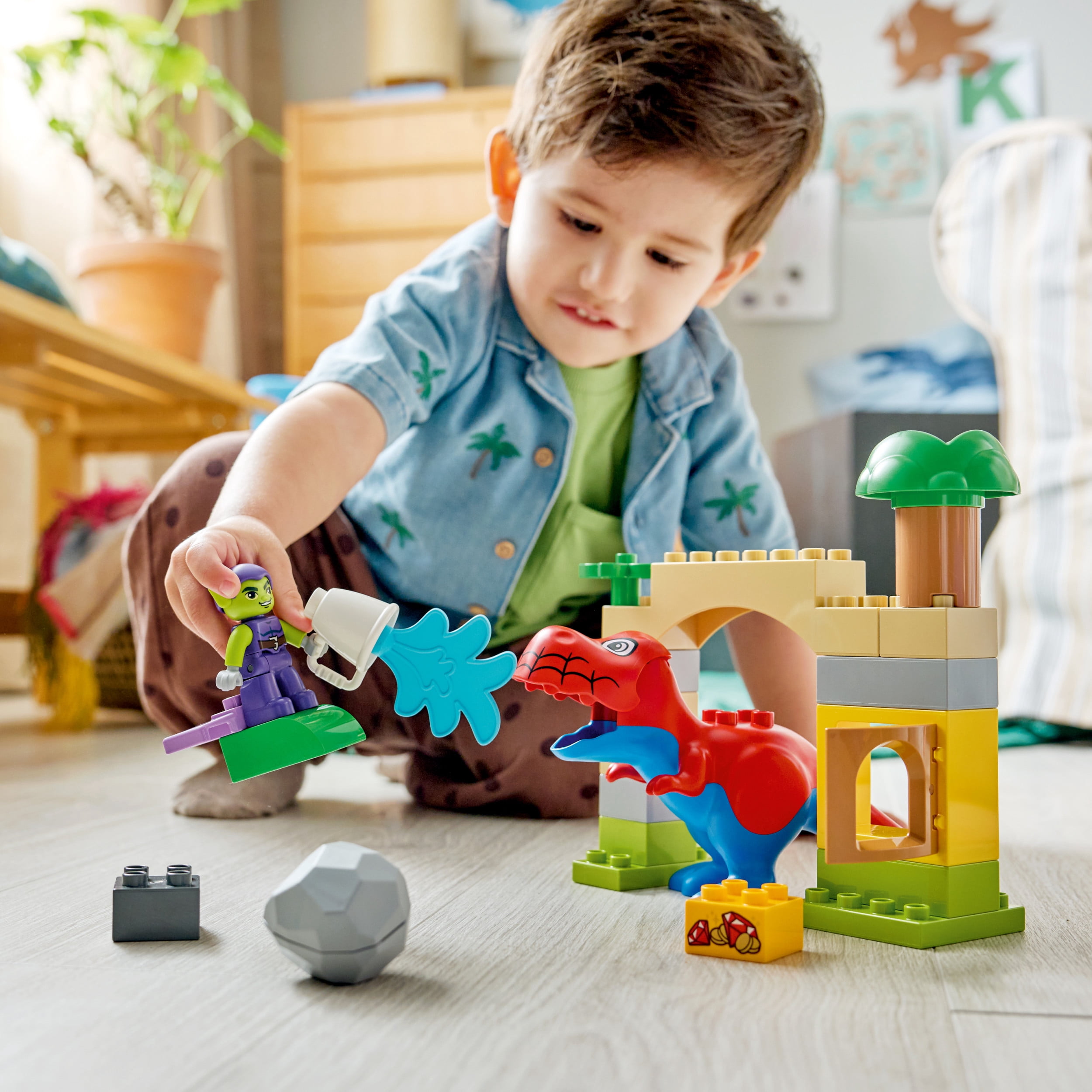 LEGO DUPLO │Marvel Le dinosaure Spidey-Rex contre le Bouffon Vert 10463