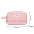thumbnail image 2 of RKSTN Pencil Case Large Capacity Large Capacity Double Layer Pencil Case, Multifunctional Stationery Bag For Girl, Boy, Man, Woman Pencil Pouch for School, 2 of 2