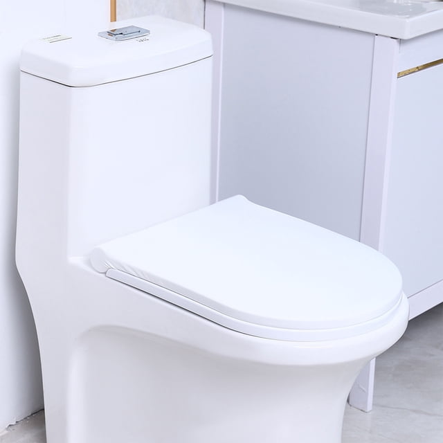 Elastic Toilet Lid Cover Stretch Washable Soft Protector Seat Cover for Bathroom Universal Fit Easy Installation Waterproof Durable Fabric Home Essentials