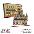 thumbnail image 2 of The Army Painter Speedpaint 2.0 Starter Kit,10 18ml One-Coat Paints + Brush for New Model Makers, Quick Shade Acrylic for Fantasy Tabletop Scale Models, 2 of 5