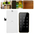 thumbnail image 1 of Digital Intelligent Smart Keyless Digital Lock, Easy to Operate Password Cabinet Lock, Residence Community Office Locker Gym for File Cabinet Gold,Silver, 1 of 7