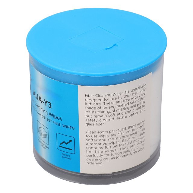 Fiber Paper, Optical Fiber Wipes 100 Pieces 1 Box Multifunctional Dust Free Cloth High Efficiency For Removing Water And Oil Stains