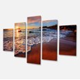 thumbnail image 3 of Design Art - Stunning Ocean Beach at Sunset, 3 of 3