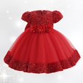 thumbnail image 2 of Robe Formelle Fille Manches Bouffantes Robe de Bal Robes Robe en Tulle Robe de Fête pour Filles 3-4 Ans, 2 of 4