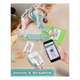 thumbnail image 4 of Mini Printer Sticker Printer Portable Thermal Printer Inkless Sticker Maker Machine Bluetooth Printer Phone Printer,1 x Mini Printer 1 x thermall paper 1 x USB cable,Green, 4 of 6