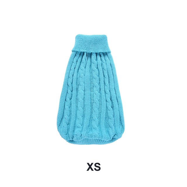 Vêtements pour Chiens Polyester Animaux de Compagnie Fournitures Chiens Gilet Chiot Matériel Polyester, Chemise Rayé Différentes Tailles Chiots Robe Accessoires pour Animaux de Compagnie Bleu Ciel XS