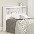thumbnail image 1 of South Shore Summertime Twin Bookcase Headboard, in Pure White, 1 of 11