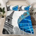 thumbnail image 2 of Erosebridal Cute Raccoon Full Sheet Sets for Kids, Sunflower Bedding Full Size, Rustic Animal Decor, 4pcs, 2 of 7