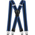 thumbnail image 1 of Little Hand Mens Elastic Suspenders Heavy Duty Work Metal Clips Braces X Shape, 1 of 3