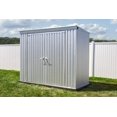 thumbnail image 1 of Arrow Elite Steel Storage Shed, 8x4, Galvalume, 1 of 8